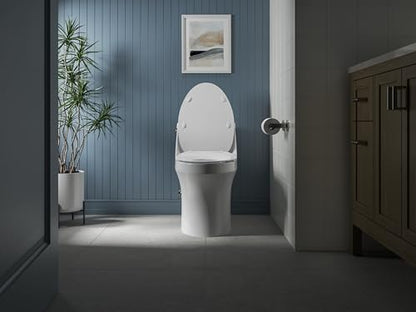 Kohler K-30783-0 Lithe Quiet-Close Elongated Toilet seat with Grip Tight Bumpers, White - style: Lithe