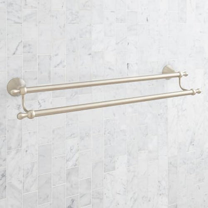 Signature Hardware 955107 Traditional 26-3/4" Towel Bar - color: Aged Brass