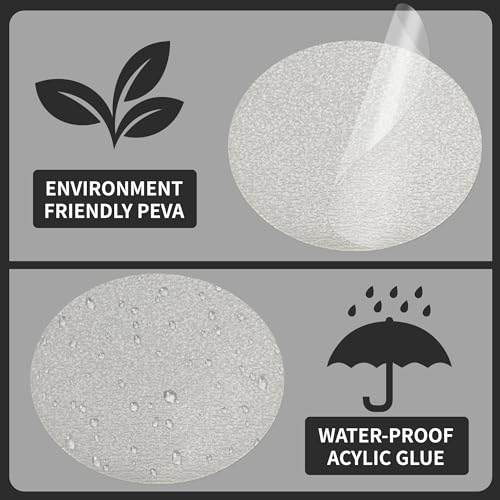 SANKEMU Transparent Non-Slip Bathtub Stickers, 20 PCS Shower Stickers for Safety Bathroom Tubs, Bathtub Non Slip Stickers and Adhesive for Bath Tub, Shower Floor(Round Shape, Clear) - size: 3.94 INCH X 3.94 INCH