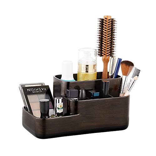 Bathroom Organizer Toothbrush Holders - Electric Toothbrush and Toothpaste Holder for Bathrooms - Tooth Brushing Holder Bathroom Sink Organizers Countertop Storage, Oil Rubbed Bronze - color: Orb