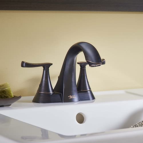 American Standard 7413201.278, Chatfield 4-Inch Centerset 2-Handle Bathroom Faucet 1.2 GPM, Legacy (Oil Rubbed) Bronze - color: Legacy Bronze