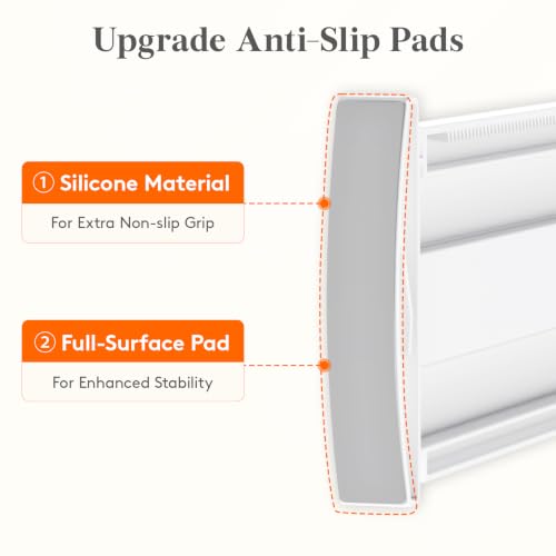 Lifewit 3.2" High Drawer Dividers for Clothes, Adjustable Drawer Organizers | 10.5"-16.5" Expandable Plastic Separator for Dresser, Kitchen, Cabinet, Closet, Nursery, Socks & Underwear Storage, 4 Pack - size: 3.2"H, 10.5-16.5"L