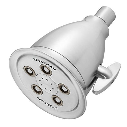Speakman S-2005-HB-BC Hotel Anystream High Pressure 2.5 GPM Adjustable Shower Head, Brushed Chrome - color: Brushed Chrome, size: 2.5 GPM