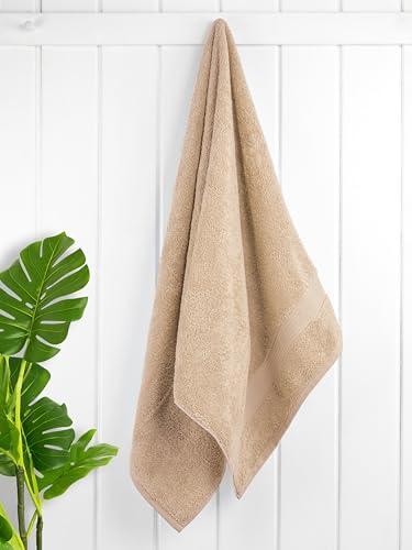 Cotton Paradise Turkish Towel Set, Soft Absorbent Quick Dry, 4 Piece Bath Towel Set, Beige - color: Beige, size: 27"x54"
