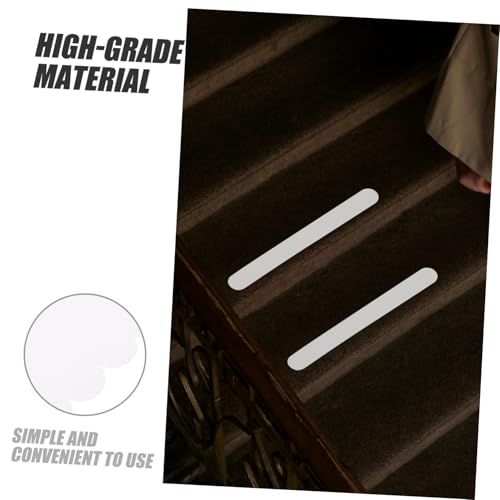 20PCS Anti-Slip Bathtub Strips Waterproof Non-Skid Tape for Bathroom Stairs High Traction Adhesive Safety Stickers Anti-Slip Stickers for Shower Room Pool
