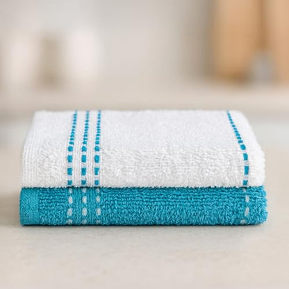 100% Cotton Washcloths 12x12 in, Capuccino Set (10 Pack) - color: Capuccino