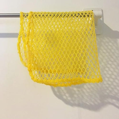 Dish Washing Net Scrubber 5pcs/ Innovative Mesh Cloth, Quick Dry - No More Sponges with Smell / 11.5 by 11.5 inches/Advanced Raw Material-Polypropylene 100% (Pink 5) - color: Pink5