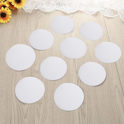 20 Pack Clear Anti Slip Strips for Shower and Bathtub, 3.9 Inch Round PEVA Non Slip Stickers for Bathroom Floor Tiles and Stairs, Safe Tread Decals for Elderly and Home Safety Prevention