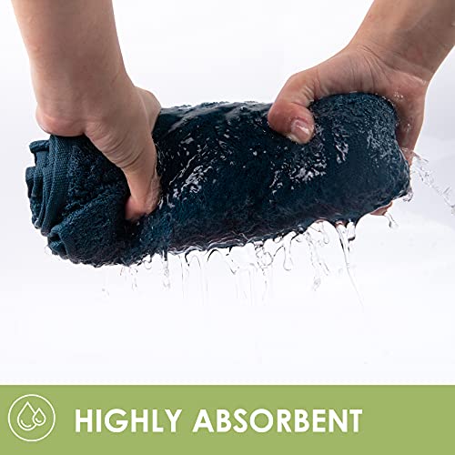 Extra Large Bath Towels Sheet for Body, Sensitive Skin, Adult Kids Baby Luxury Hotels, Spa, Gym Super Soft Highly Absorbent Oversized Towels 35" x 70" 1 Pack Peacock Blue