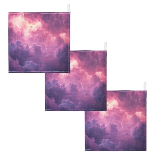 YETTASBIN Galaxy Muslin Baby Hand Washcloths, Soft Cotton Bath Face Towel, 4 Layers Extra Absorbent Feeding Burp Cloth for Newborn Infant, 5 Pack - size: 12 Inch x 5 Pack
