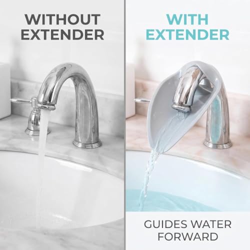 Faucet Extender for Toddlers - Sink Extender for Kids Hand Washing, Bathroom Sink Spout Wash Helper for Children Baby Bathroom Safety Sink Extender for Kids, Faucet Extender for Kids