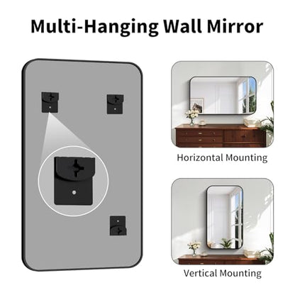 Koonmi Bathroom Wall Mirror,24x42 Inch Large Vanity Mirror for Over Sink - size: 42"L x 24"W