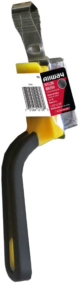 ALLWAY PBS Soft-Grip Wide Nylon Stripper Brush | Remove Rust, Paint Corrosion, and More - style: Nylon Stripper Brush
