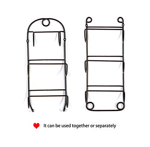 Towel Racks for Bathroom Wall Mounted Metal Wine Rack Towel Shelf Towel Holder for Bath Bronze - color: Bronze