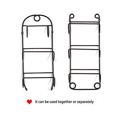 Towel Racks for Bathroom Wall Mounted Metal Wine Rack Towel Shelf Towel Holder for Bath Bronze - color: Bronze