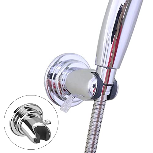 Vacuum Suction Shower Head Holder, Relocatable Handheld Showerhead Holder, Detachable Wall Mount Suction Cup Bracket, Easy Installation