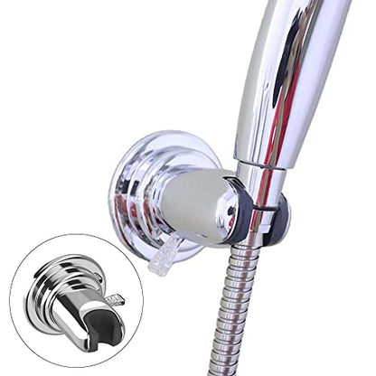 Vacuum Suction Shower Head Holder, Relocatable Handheld Showerhead Holder, Detachable Wall Mount Suction Cup Bracket, Easy Installation
