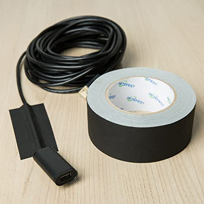 Gaffers Tape Black 4 Pack in Bulk Heavy Duty, 2" x30Yards Each, Professional Grade Gaffer Tape, Non-Reflective No Residue Hand Tear Self-Adhesive, Multiple Purposes (Black, 4 Rolls) - color: 2" Black (4 Rolls)