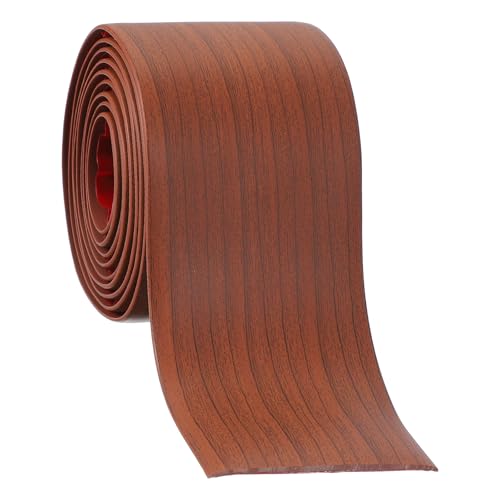 PATIKIL Self Adhesive Floor Transition Strip 3 in x 6.6 Ft, Vinyl Laminate Floor Flat Divider for Joining Floor Gaps Doorways Carpet Cover Floor Tiles Walnut