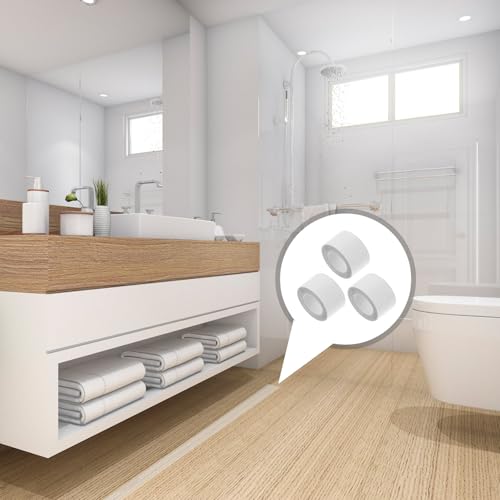 KALLORY Anti-slip Floor Stickers 2.5cm X 1m Self-adhesive Grip Tape for Stairs and Bathroom, 3pcs Non-skid Safety Strips for Home and Shower Use
