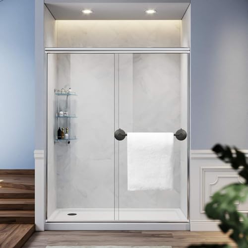 DGYB Adjustable Suction Cup Towel Bar for Bathroom 14 Inch ~ 27 Inch Matte Black Towel Rack Stainless Steel Bath Towel Holder for Glass Shower Door - color: 14"~27" Towel Bar - 1pc/Matte Black