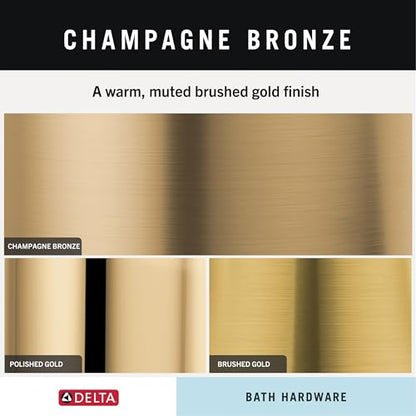 Delta Hand Towel Holder | 12 Inch Champagne Bronze Towel Bar for Bathroom, Kitchen | Trinsic Accessories