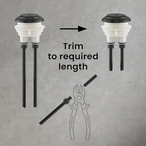 Toilet Hardware Black (SM-1T112HB) - color: Matte Black