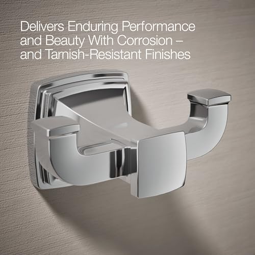 Kohler 27411-CP Riff® Double Robe Hook, Polished Chrome - color: Polished Chrome, style: Robe Hook