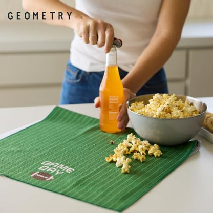 GEOMETRY Game Day - color: Game Day, style: Kitchen Towel - Double