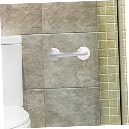 2pcs Removable Suction Cup Handles Strong Adhesive Safety Grab Bars for Seniors No-Drill Installation for Glass and Tile Portable Bathroom Support Armrests
