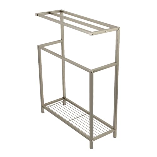 Kingston Brass SCC8368 Edenscape Freestanding Towel-Rack, Brushed Nickel - color: Brushed Nickel