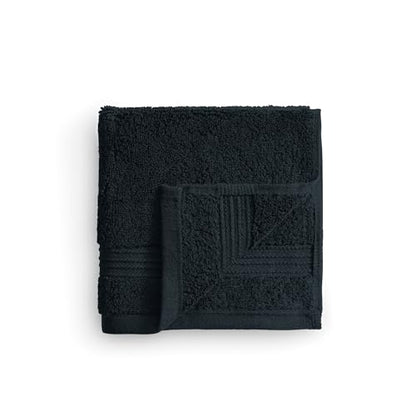 Ted Baker 8-Pc Towel Set, 2 Bath 2 Hand 4 Washcloths 100% Cotton Black - color: Black, size: 8 pc Towel Set - 2 Bath, 2 Hand, 4 Washcloths