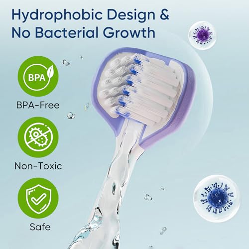 EASICUTI Soft Toddler Toothbrushes, Efficient 3 Sided Toothbrush, Baby Toothbrush 12 Months and up, Infant Tooth brush, Toddler Training Tooth brush for Ages 1-8 Years, Cleans All Sides-8 Pack, Patent - size: 1 Count (Pack of 8)