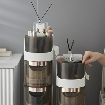 2 Tiers Freestanding Narrow Storage Cabinet with Wheels, Bathroom Floor Cabinet with Large Capacity Mobile Storage Cabinet with Drawers for Bathroom - size: 2-Tier
