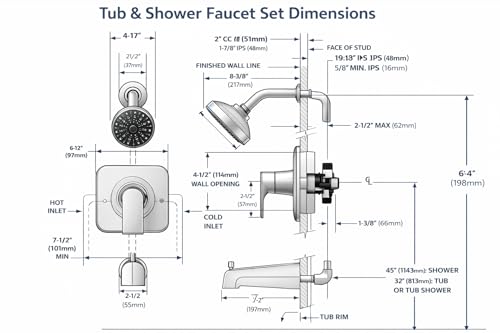Moen Genta LX Pressure Balancing Eco-Performance Modern Shower Trim with Showerhead and Lever Handle, Posi-Temp Valve Required, Chrome, T2472EP - color: Chrome, size: (Pack of 1)