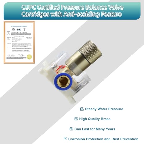 Temperature Display Shower Valve with Wall Mounted Waterfall Tub Faucet Kit Waterfall Tub Spout One Way Shower Deliver Valve - color: Brushed Gold, style: Adjustable bathtub faucet