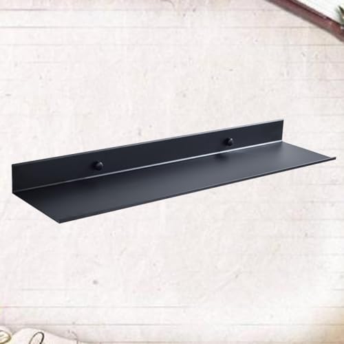 MAGICLULU Black Over-the-Toilet Storage Rack Bathroom Shelf Wall Mount Rustproof Floating Shelves Space-Saving Shelving