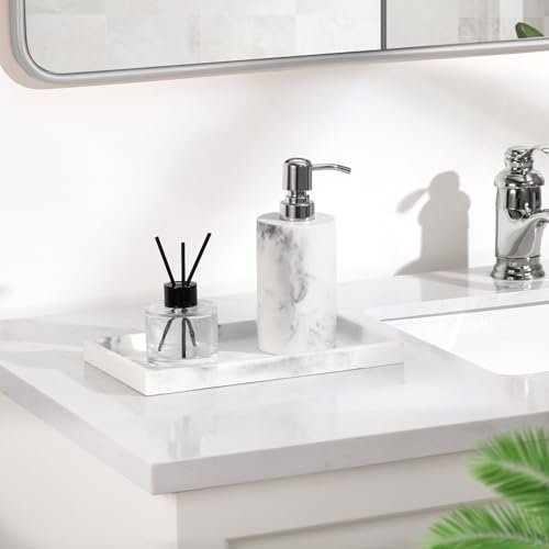 Luxspire Soap Dispenser, Cylinder-Shaped Soap Bottles, Gravel White, 2pack | 320ml Premium resin, modern cylindrical design easy clean pump, 2 bottles, multi-purpose liquid storage - color: Gravel White+gravel White