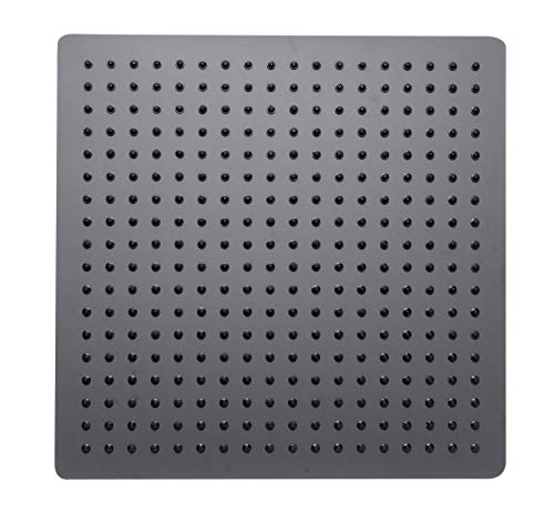 Alfi brand RAIN16S-BM Shower Head, Black Matte - color: Black Matte