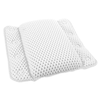 Artibetter Non-Slip Tub Pillow for Bath with Suction Cups, Thickened PVC Sponge Cushion, Quick Drying Bath Pillow Cushion for Neck and Back Support, for Travel and Home Bathrooms