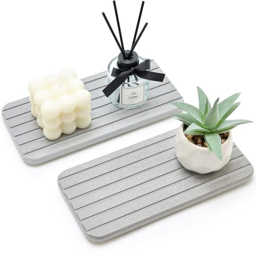Diatomaceous Earth Dish Drying Tray for Kitchen Sink Bathroom Counter Decor | Water Absorbing Stone Drying Mat Diatomite Soap Dish Coasters Absorbent Stone Quick Dry Sink Trays Kitchen Accessories - color: Grey Diatomite