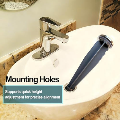2Pack Sink Drain Parts, Lavatory Pop-Up Stopper Assembly with Plug, Bathroom Sink Drain Repair Kit,Pop-Up Drain Repair Kit,Pivot Ball Rod Replacement Fits Price Pfister & Most Popular Bands - size: Rod + Plug 2 Set