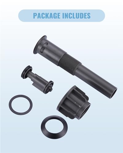 Bathroom Sink Drain with Overflow Vessel Sink Stopper,Pop Up Drain for Bathroom Sink Pop Up Drain Stopper for Hair Catcher,Oil Rubbed Bronze - color: Oil Rubbed Bronze, style: With Overflow