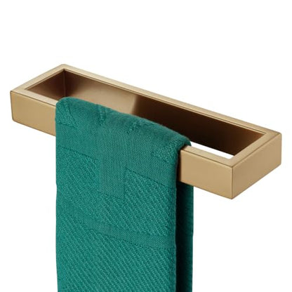 KOKOSIRI Towel Ring for Bathroom Hand Towel Holder 9 Inch Towel Hanger Rack Champagne Bronze Stainless Steel Wall Mount, 1 Pack B4008CPG-L9 - color: Champagne Bronze, size: 1 Pack