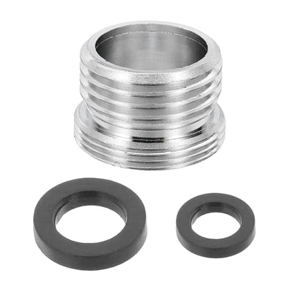 uxcell Faucet Aerator Adapter, 1/2" Male to M22 Male with Washer, 15mm Length - size: 1/2" Male to M22 Male, 15mm Length
