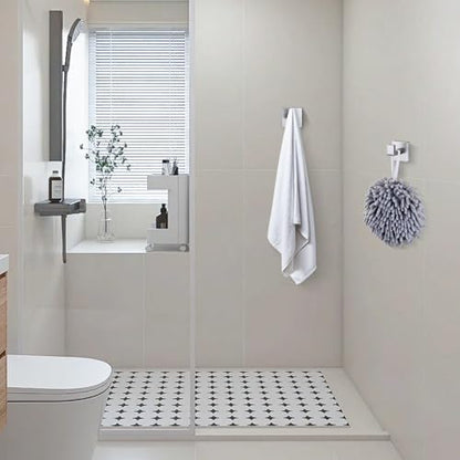 Towel Hooks for Bathrooms Robe Hook Coat Hook 4 Pack Brushed Nickel Stainless Steel Heavy Duty 33 Lbs Wall Mounted Square Hooks for Bathroom Kitchen Bedroom - color: Brushed Nickel