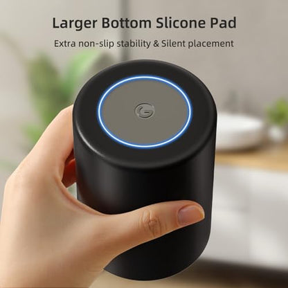 Toothbrush Cup 13.75oz，Bathroom Cup 2Pk，Black | Easy to clean 390ml plastic bathroom tumbler with non-slip grip. Durable toothbrush cup for home, travel and business - color: Black, size: 2PCS