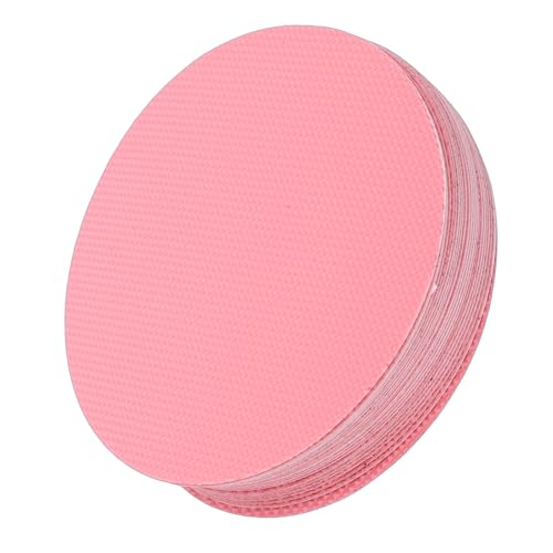Greensen 24-Pack PEVA Anti-Slip Shower Stickers for Bathtubs, Showers & Stairs – Pink, Easy-Apply Adhesive - color: Pink