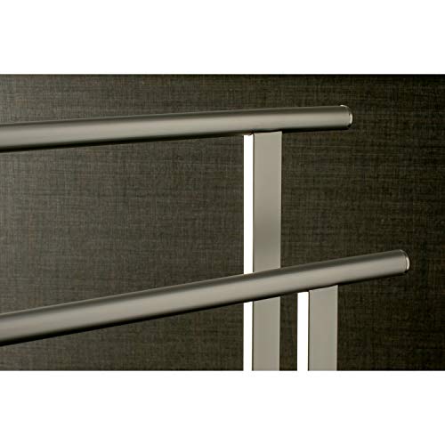 Kingston Brass SCC6038 Edenscape Double L Shape Pedestal Towel-Holder, Brushed Nickel - color: Brushed Nickel