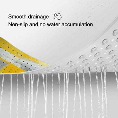LNOND Yellow Bathtub Mat Non Slip, 40 X 16 Inch Tub Mat for Bathroom, Abstract Art Bath Tub Shower Mat with Drain Holes and Suction Cups - color: 2-yellow